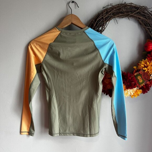 prAna Womens Baja Bound Rashguard XTRA-SMALL XS in Black Long Sleeve - Picture 4 of 8